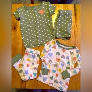 4-Pc Hearts Pajama Set - Size 18M